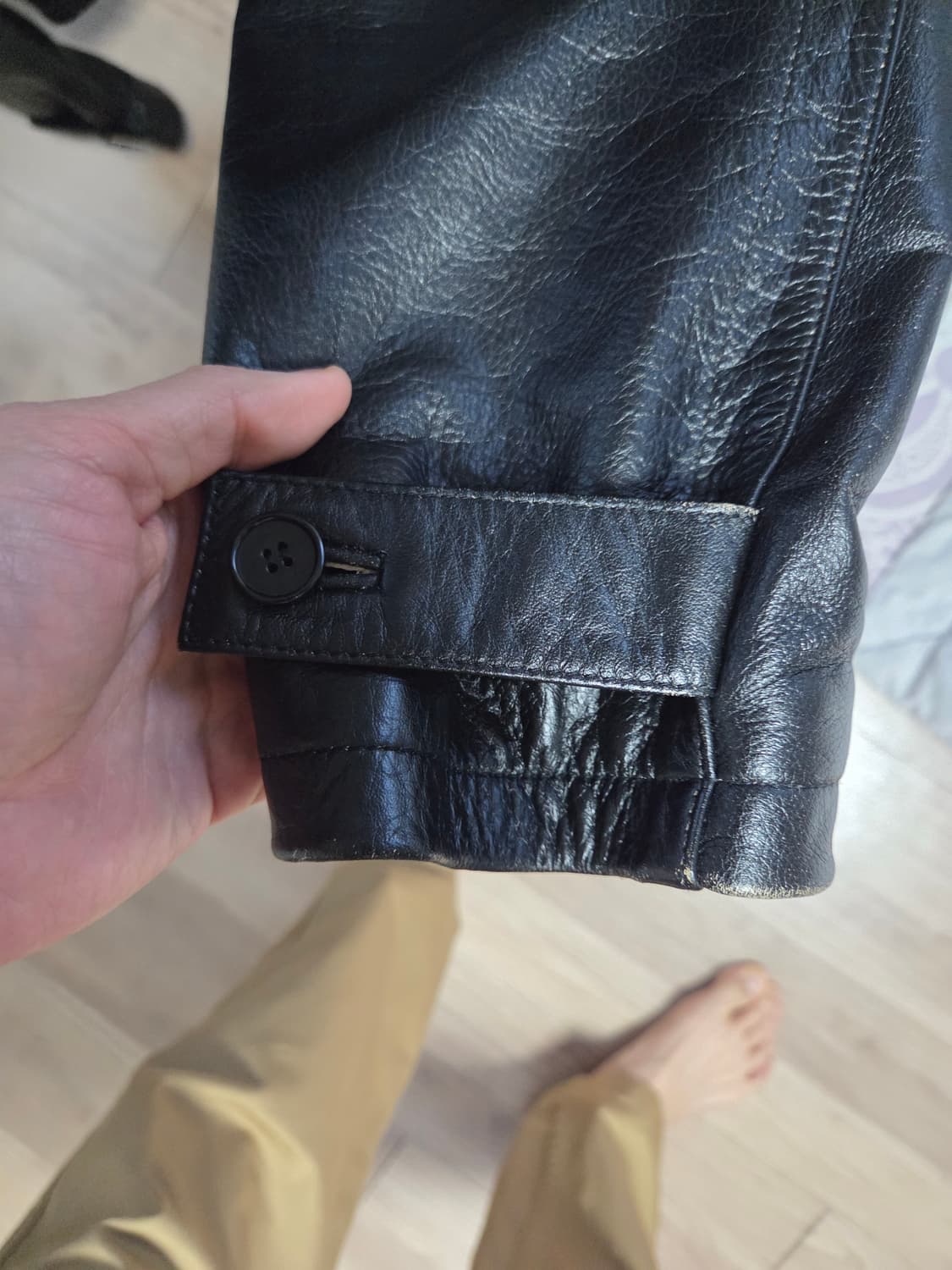 호아테 퍼티그가죽자켓 상품이미지1