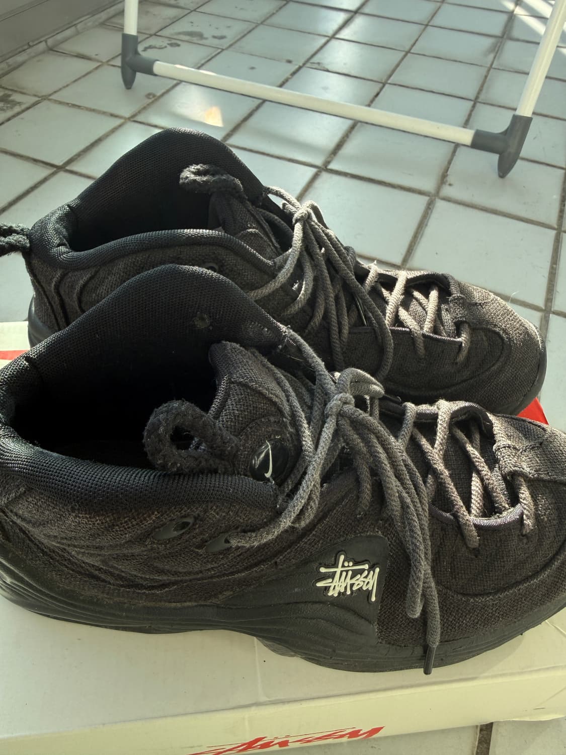 나이키x스투시 에어페니 2 블랙 (265) 상품이미지3