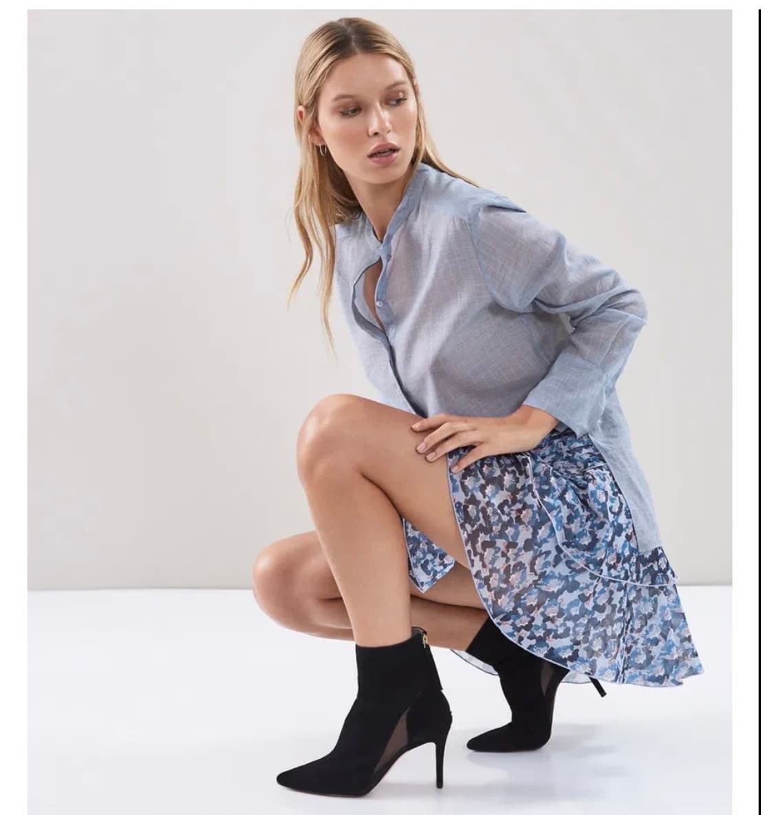 Reiss 리스 티어드 스커트 상품이미지1