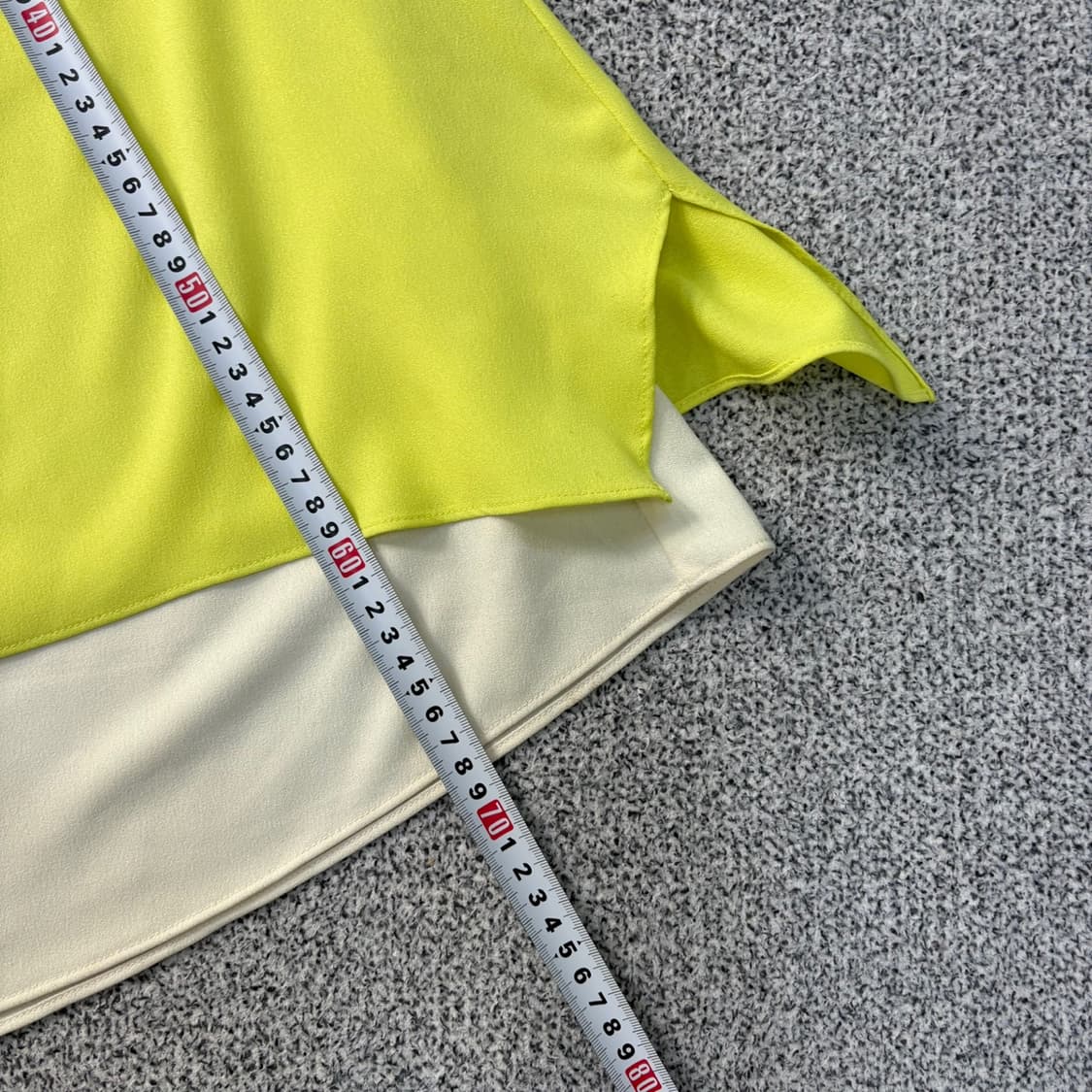 88 새상품 쉬즈미스 레이어드 블라우스 0414J 상품이미지7