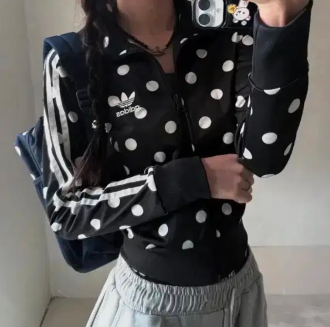 아디다스 도트 져지 집업 상품이미지1