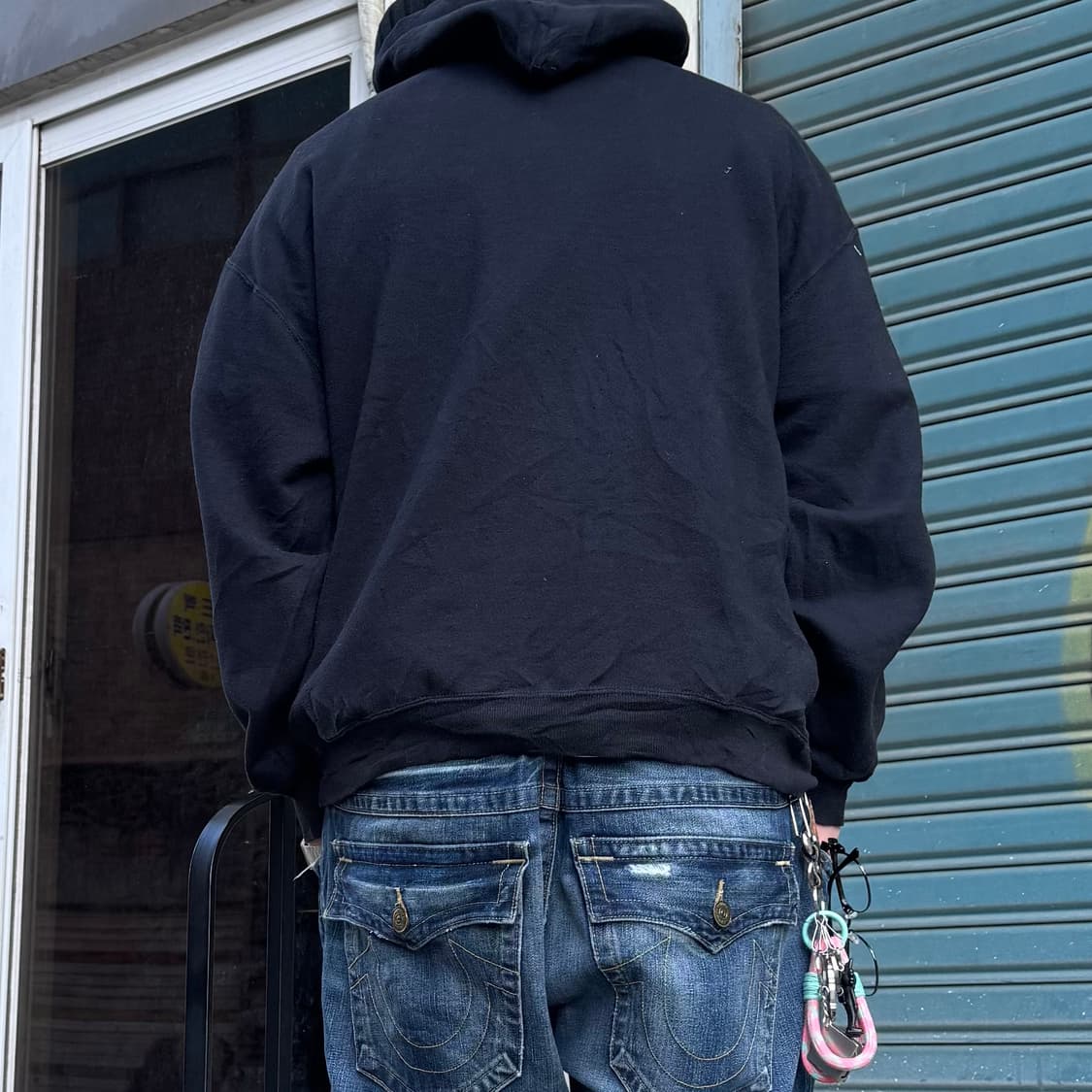 Russell athletic 블랙 후드 상품이미지6