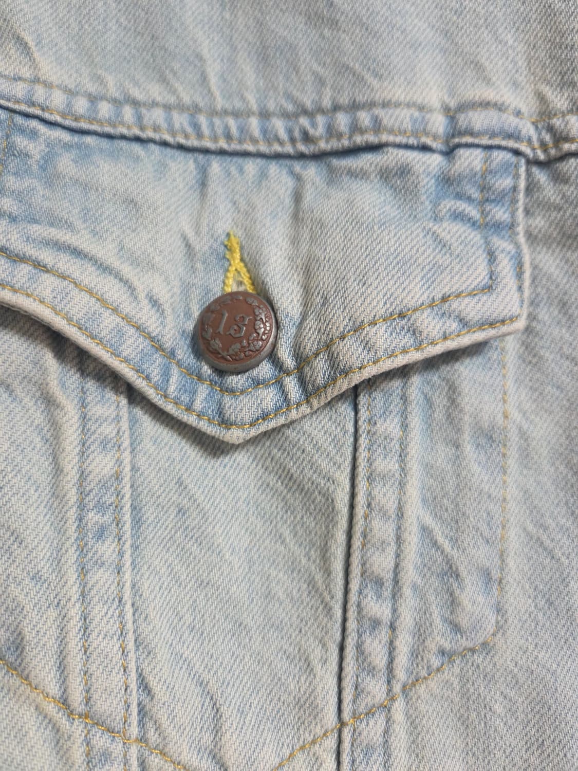 R13빈티지데님워싱청자켓 여성용 상품이미지3