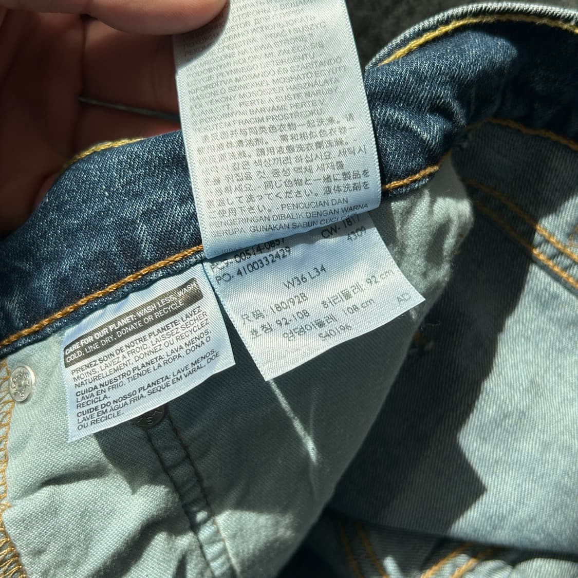 리바이스 514 스트레이트 데님 팬츠 상품이미지6