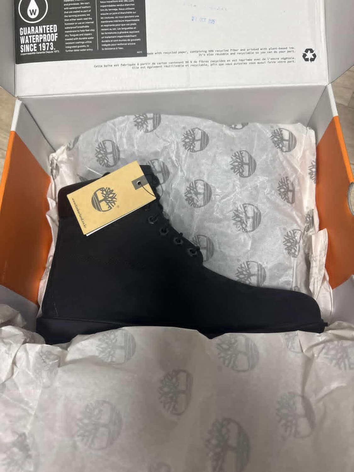 팀버랜드 클래식 6인치 워터프루프 워커 블랙 급처 상품이미지1