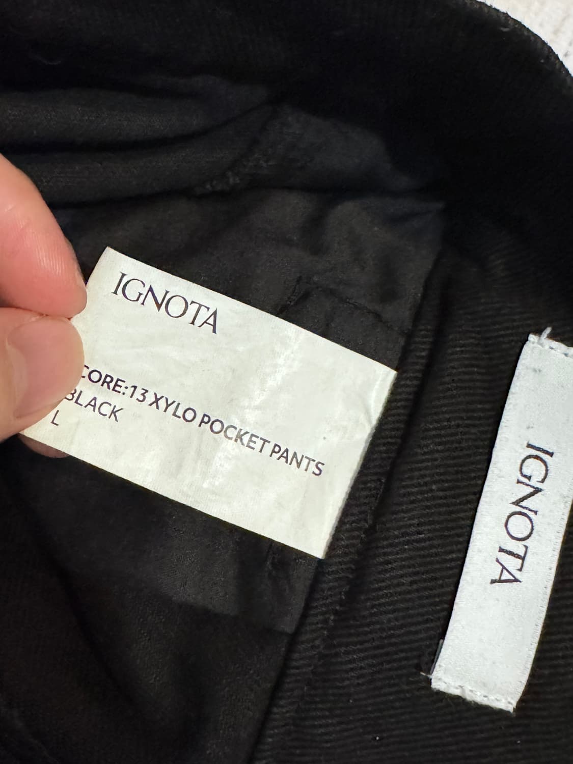 CORE:13 XYLO POCKET PANTS (BLACK) L 상품이미지5