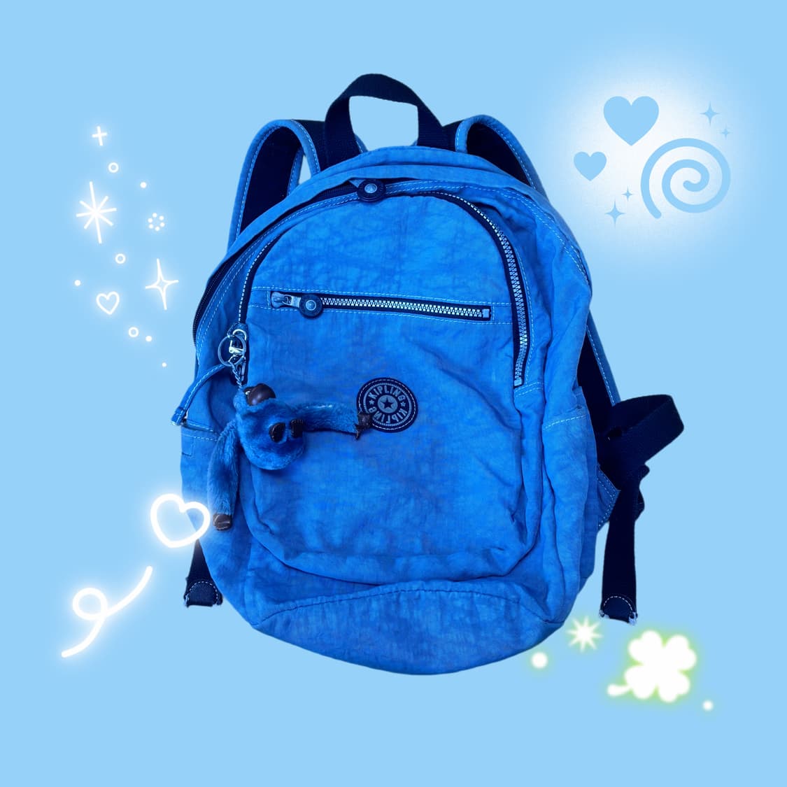 키플링 연파랑 백팩 가방 Kilpling  상품이미지1