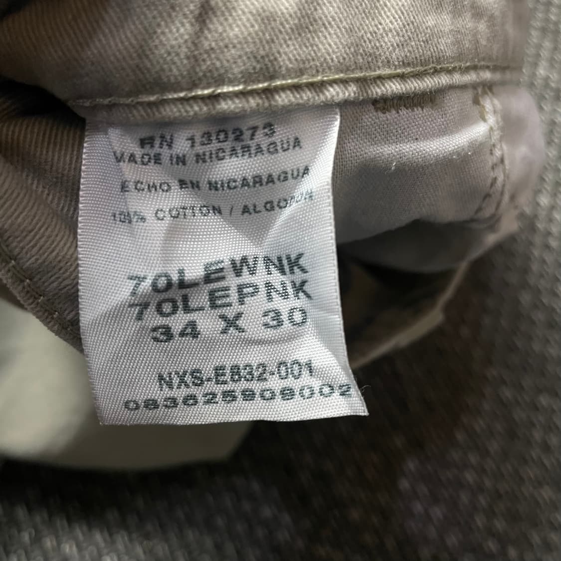 (34) 랭글러 연베이지 카고 데님 팬츠 상품이미지3