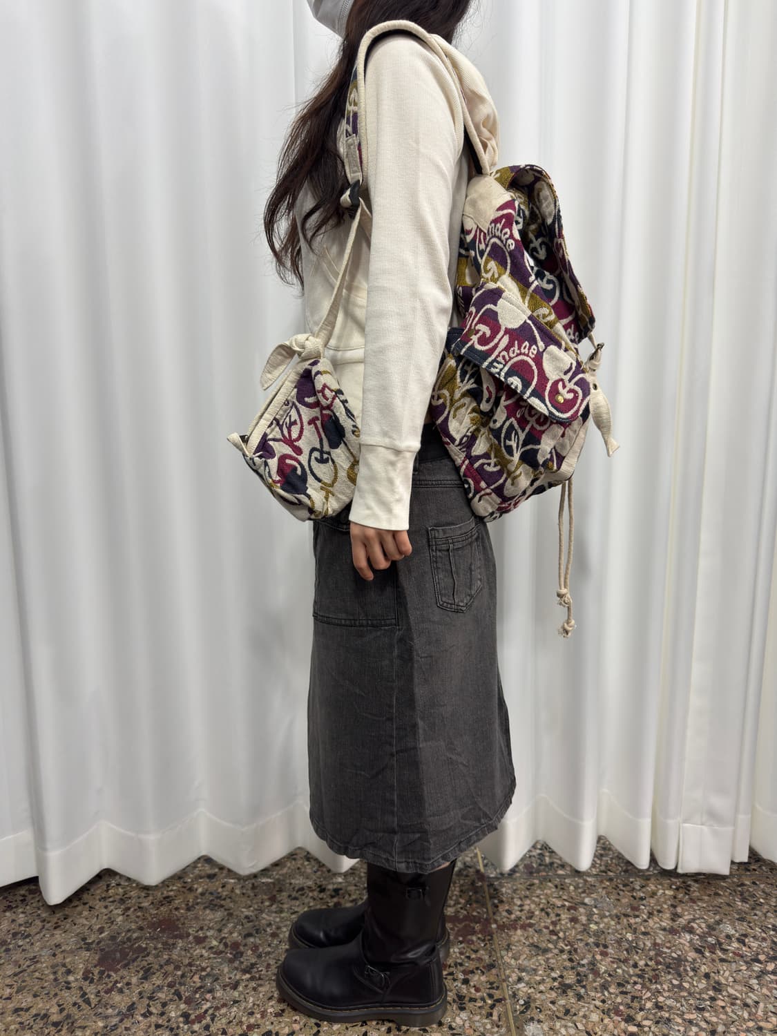 ethnic buckle backpack 상품이미지7