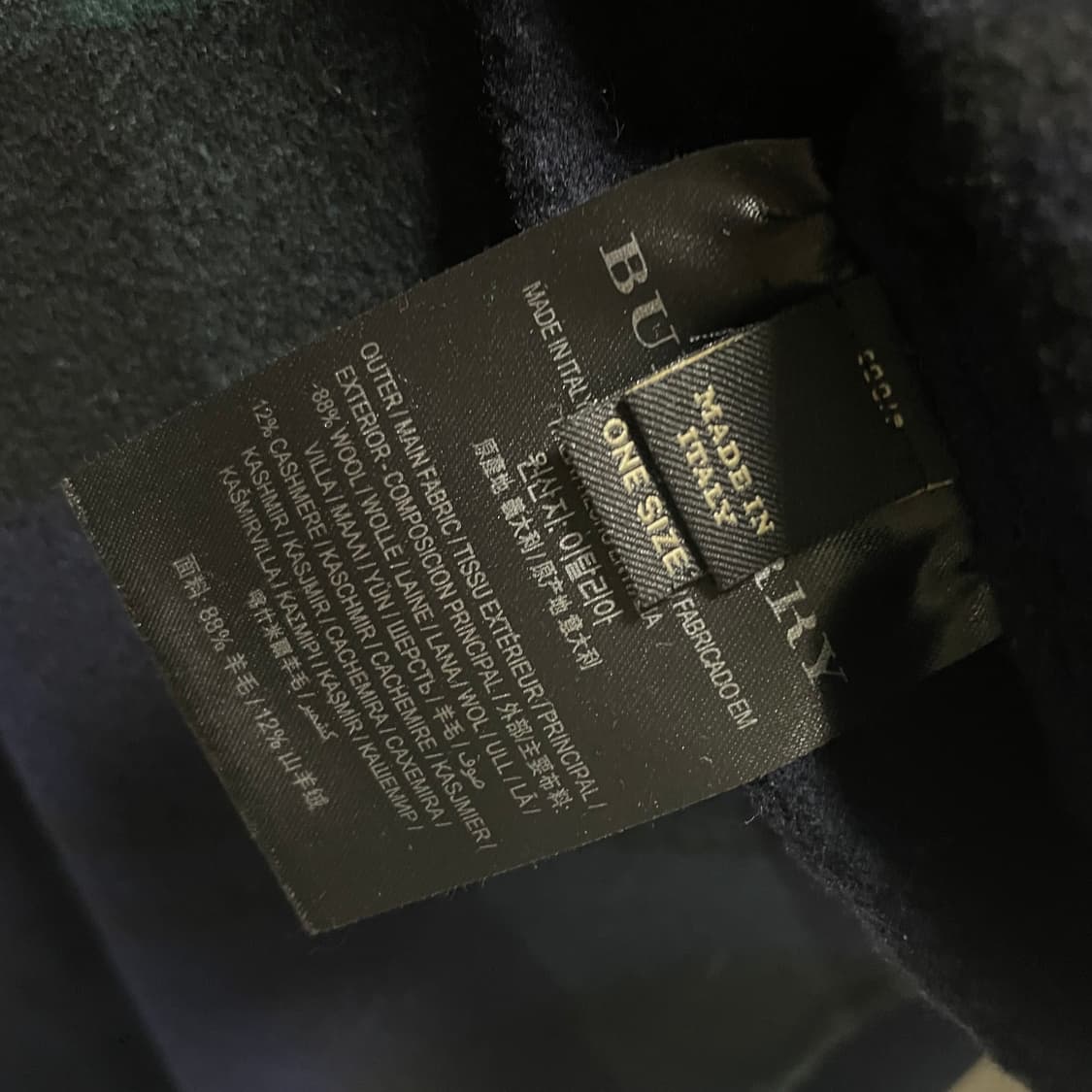 버버리 리버시블 체크 케이프코트 상품이미지6