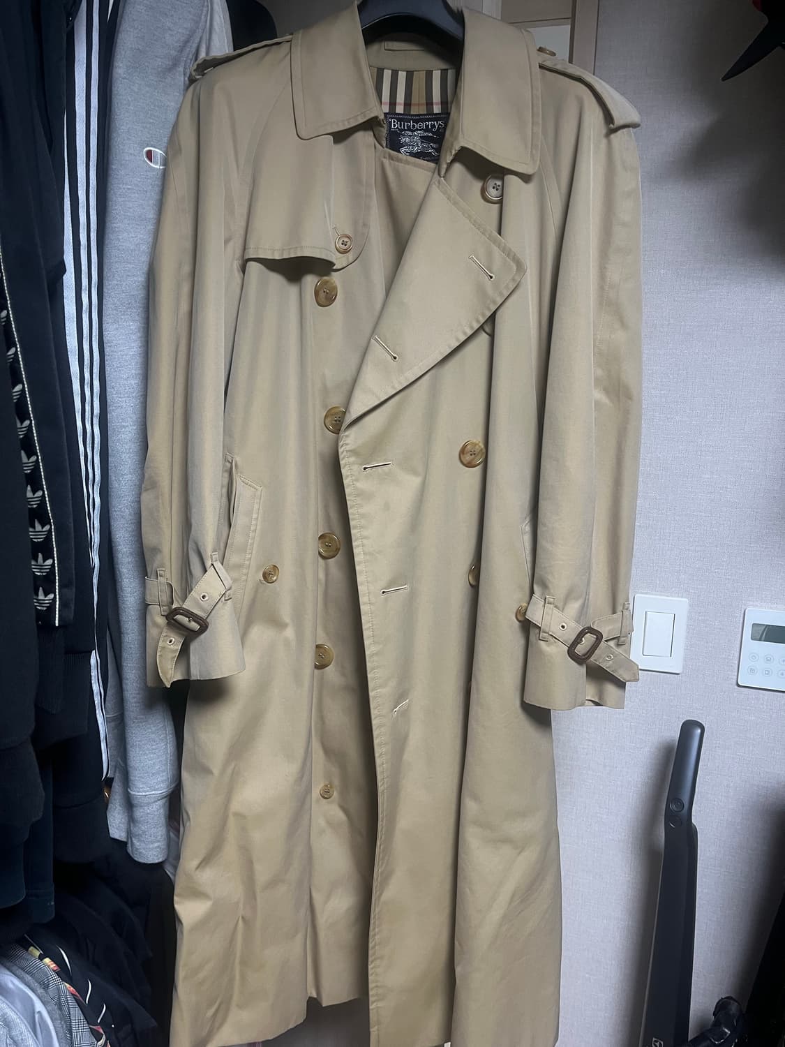 빈티지 베이지 버버리 트렌치 코트 판매  상품이미지1