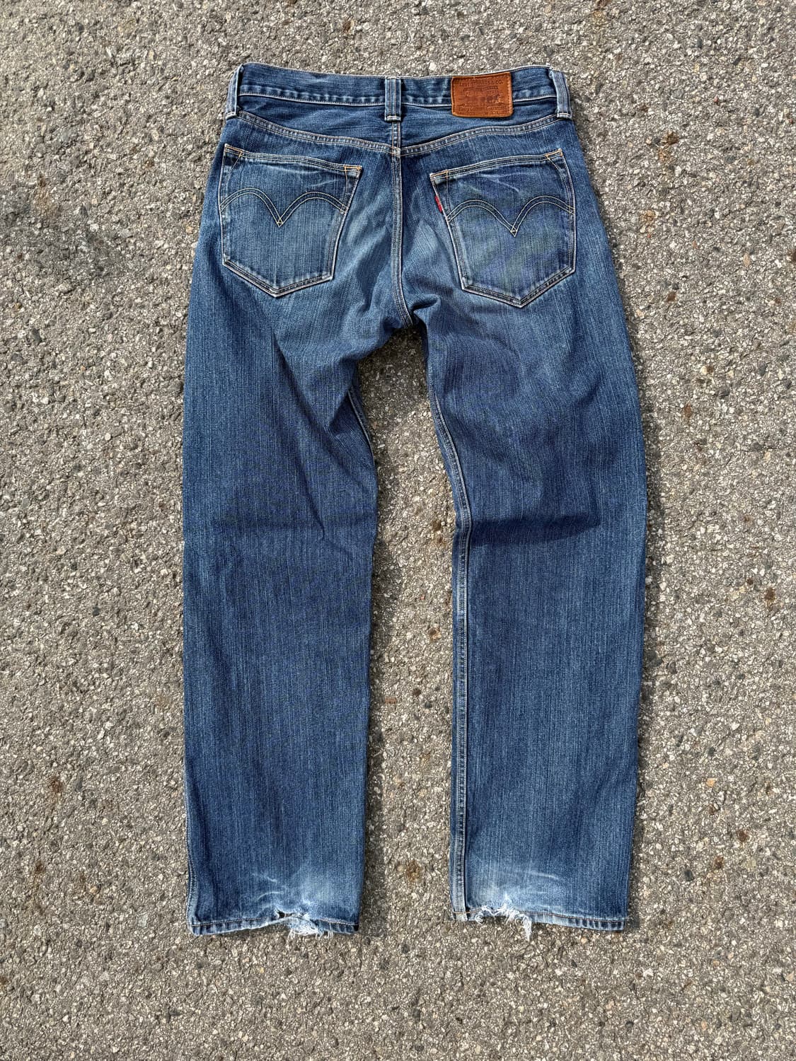 00s Levis 703 straight 빈티지 리바이스 데님팬츠 상품이미지2