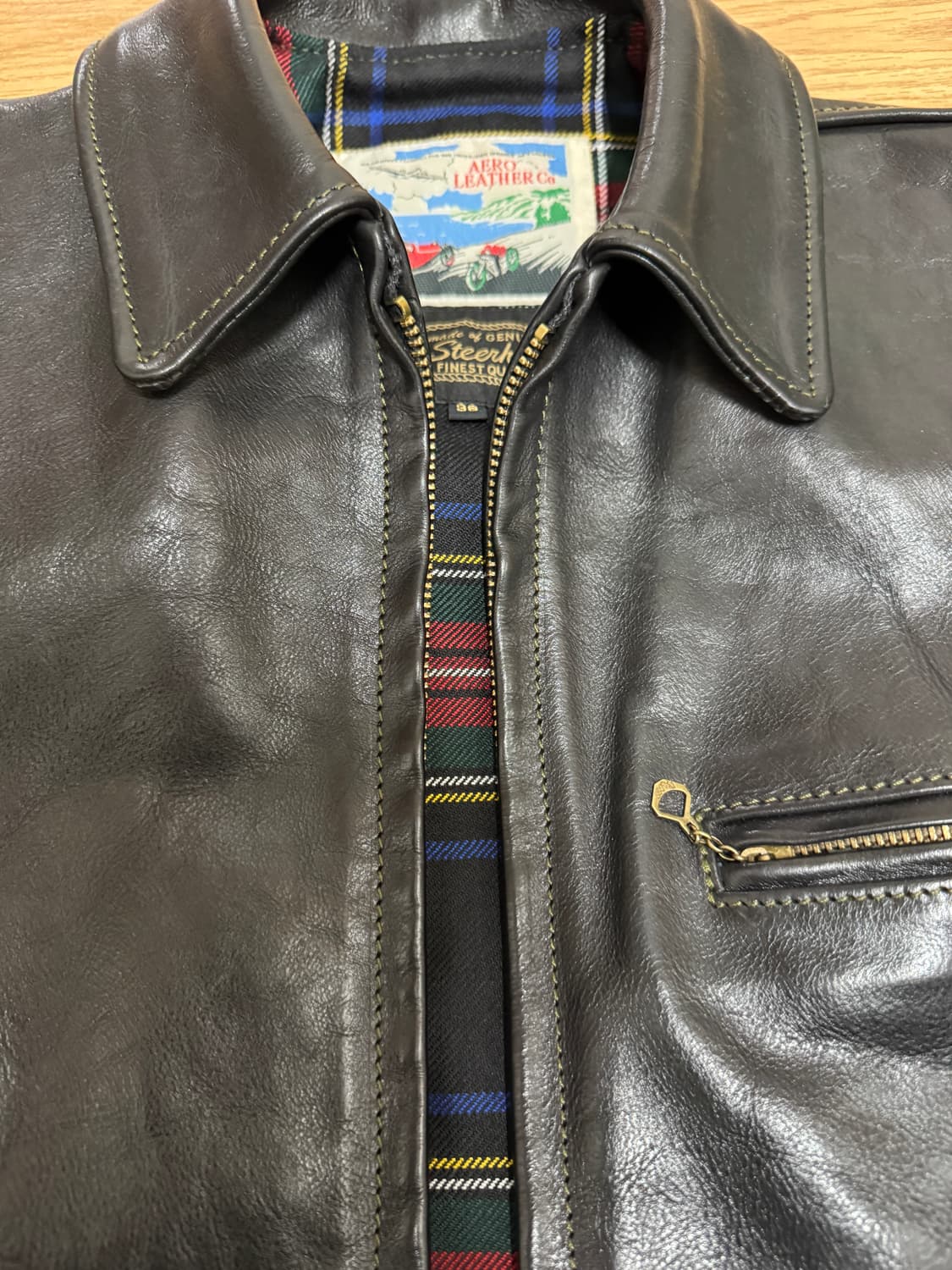 에어로레더 하이웨이맨 36사이즈 상품이미지4