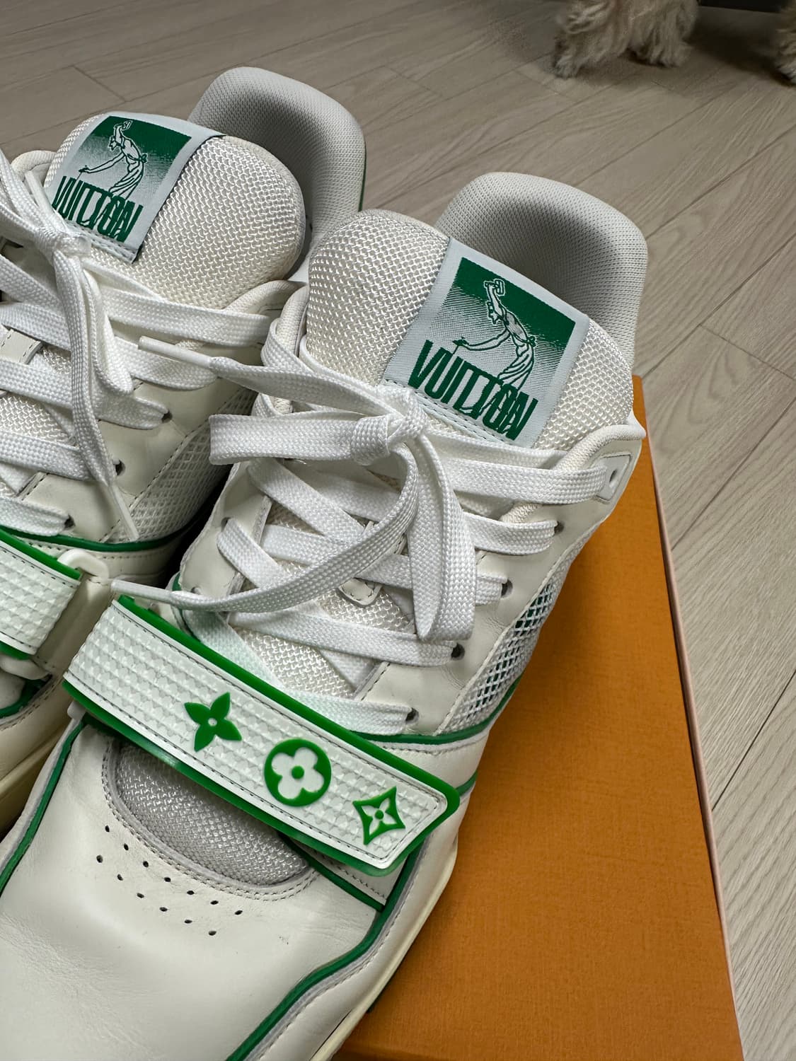 루이비통 버질아블로 그린 트레이너  8 1/2  상품이미지6