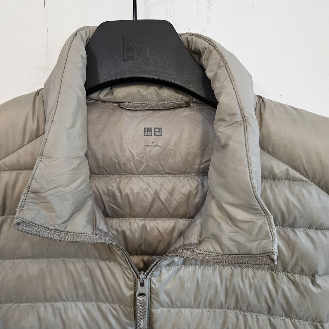 유니클로 경량패딩 점퍼 100 그레이 상품이미지2