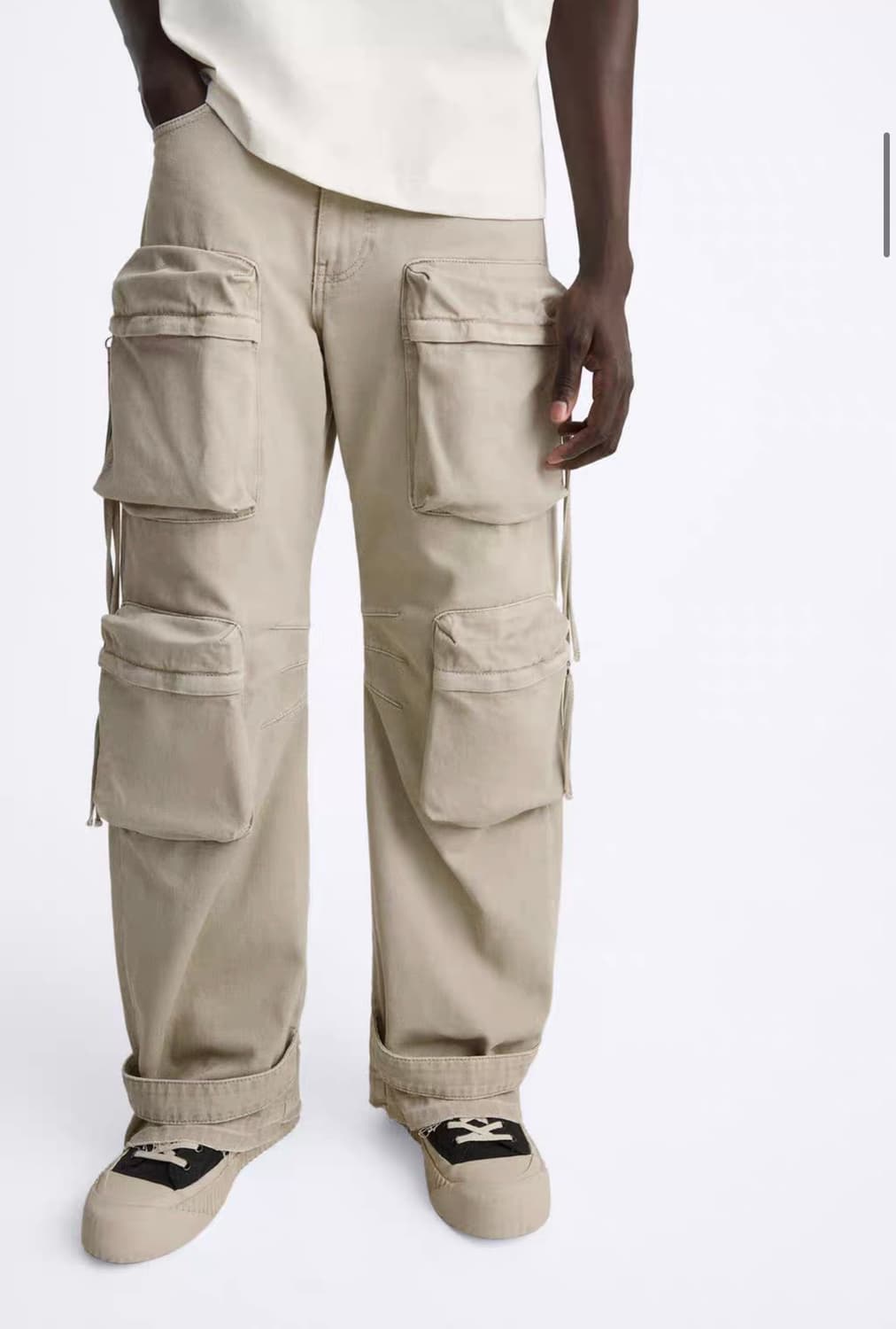 자라 유틸리티 카고 릴렉스드 팬츠 상품이미지1