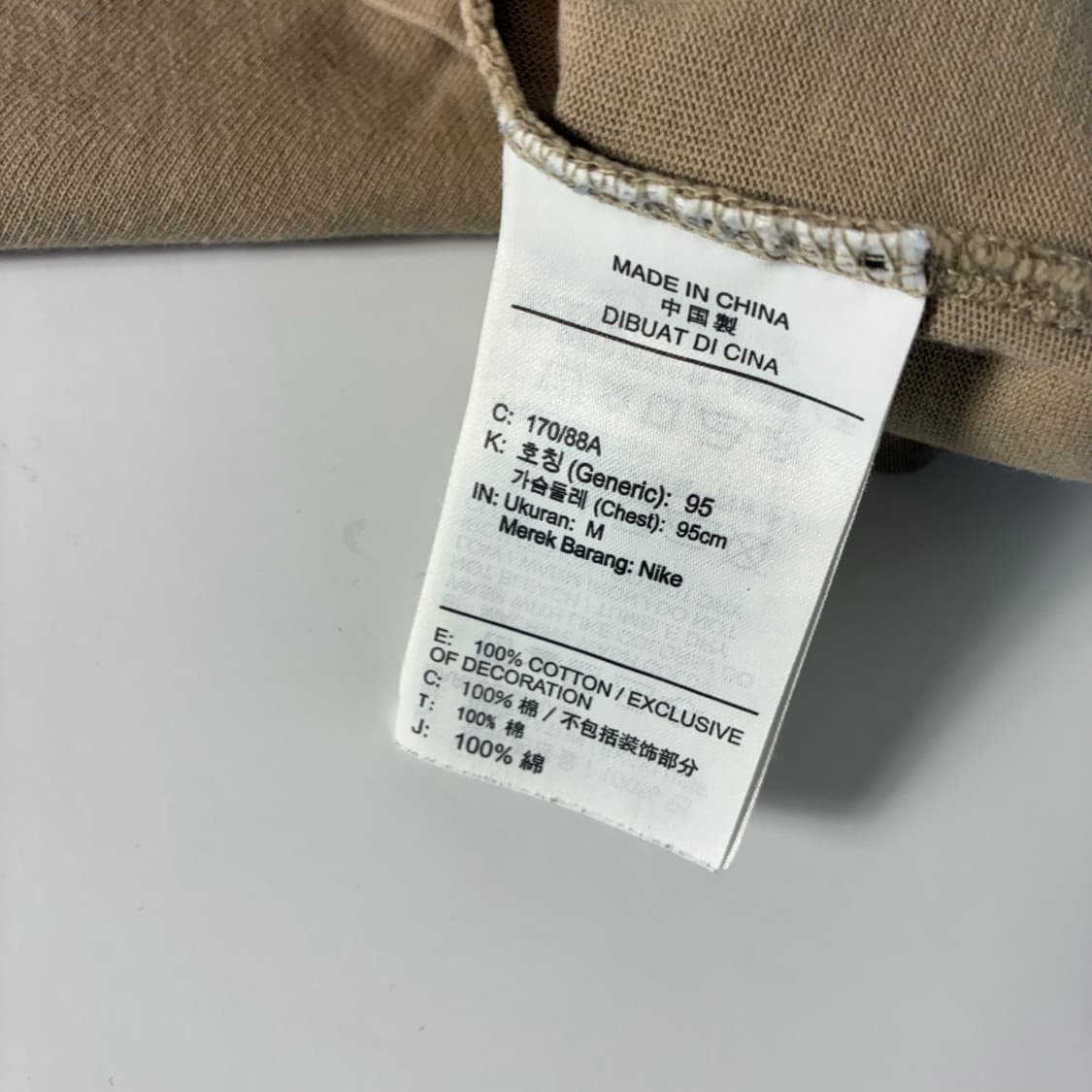 Nike  나이키 ACG 롱슬리브 베이지 티셔츠  상품이미지5