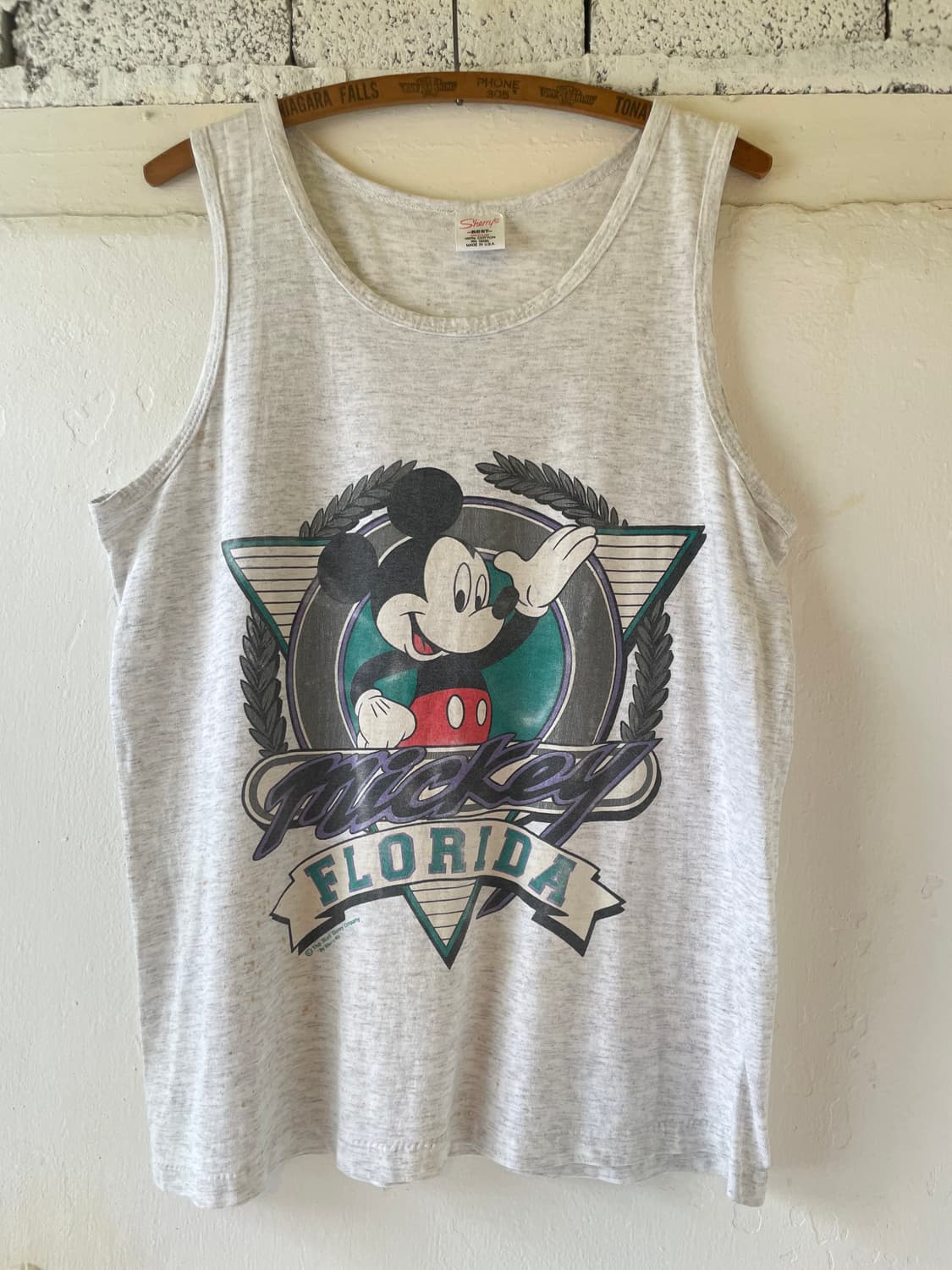 90s Vintage Disney Mickey Mouse Tank Top 상품이미지1