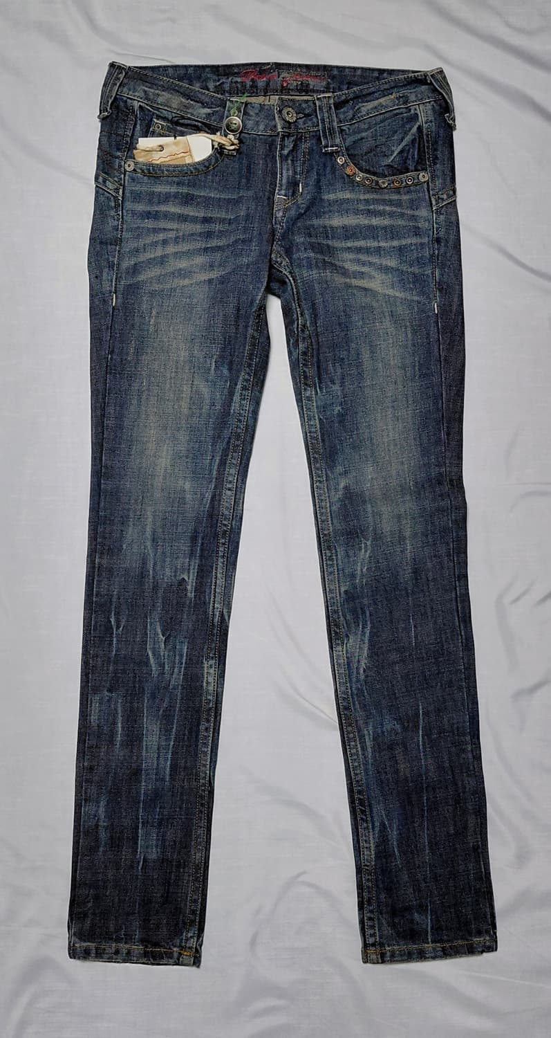 DRIVE JEANS 로우라이즈 데미지 청바지 26 (새상품) 상품이미지1