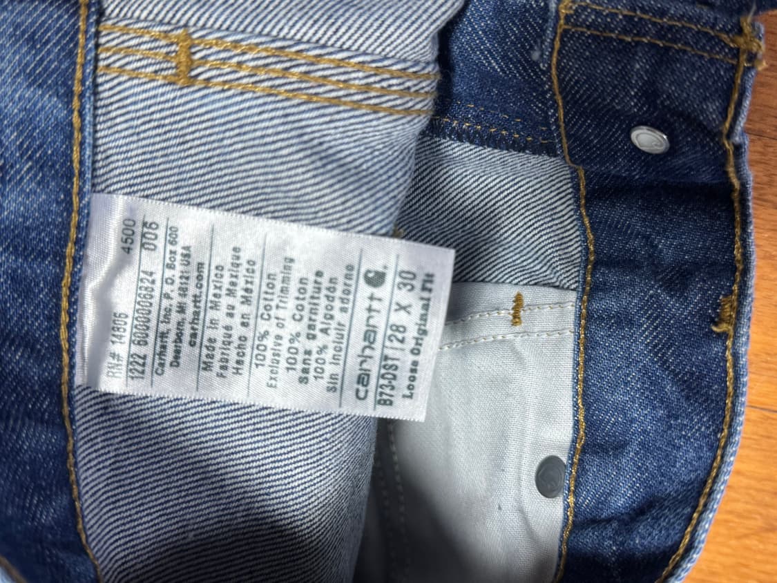 칼하트 더블니 카펜터 B73 28x30 새상품 상품이미지6