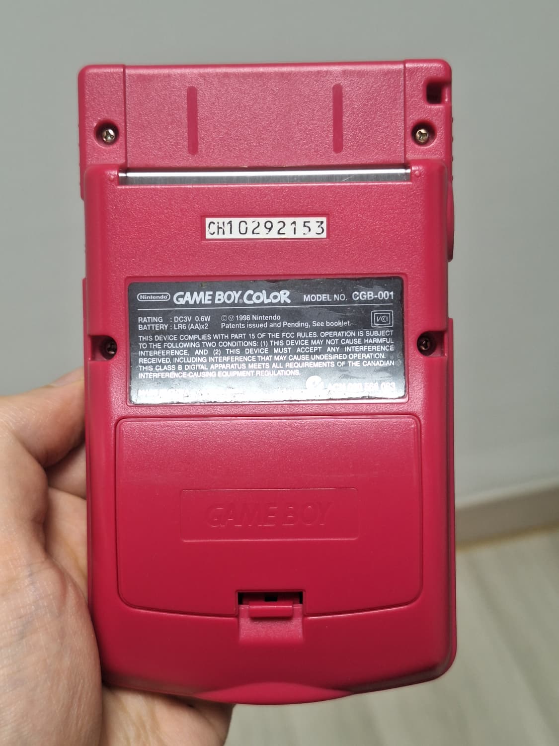 닌텐도 게임보이 컬러 레드 상품이미지4