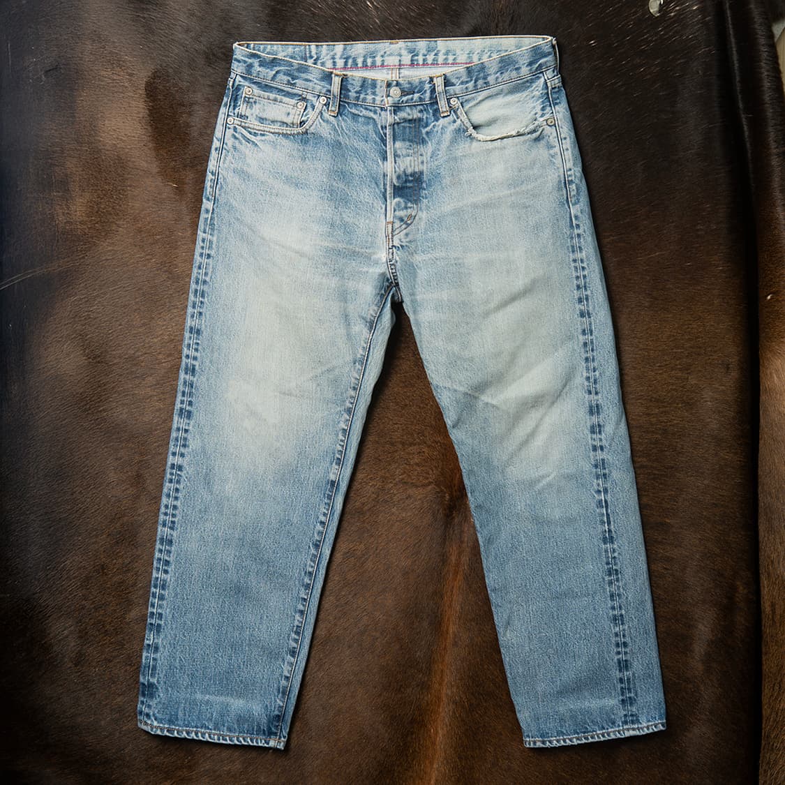 [34] 오디너리 핏츠 셀비지 데님팬츠 앵클핏  상품이미지1