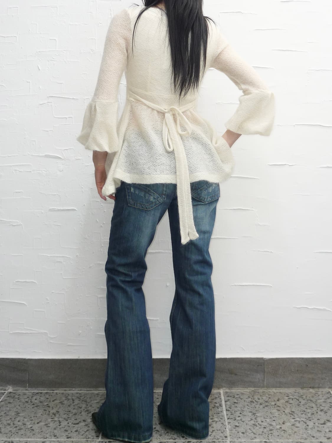 ivory bowback knit  상품이미지5