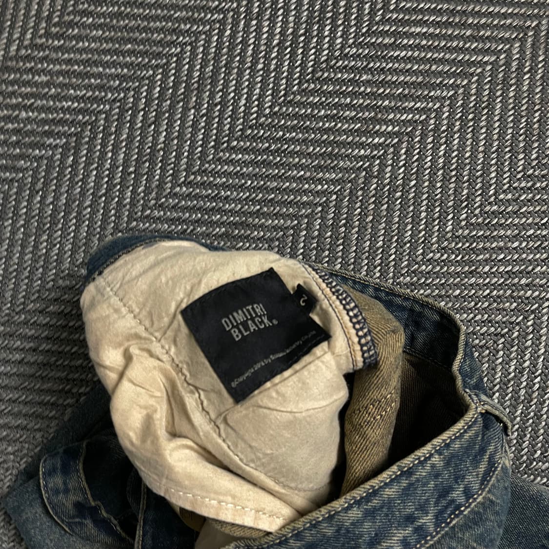 디미트리블랙 워싱 데님 카펜터 버뮤다 팬츠y 4818 상품이미지5