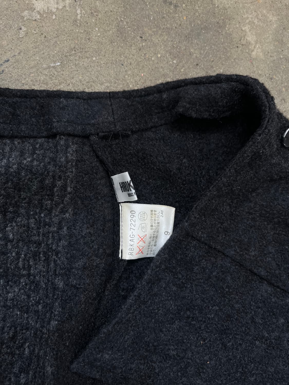 Hiroko bis 프린지 울 혼방 랩 스커트 상품이미지9