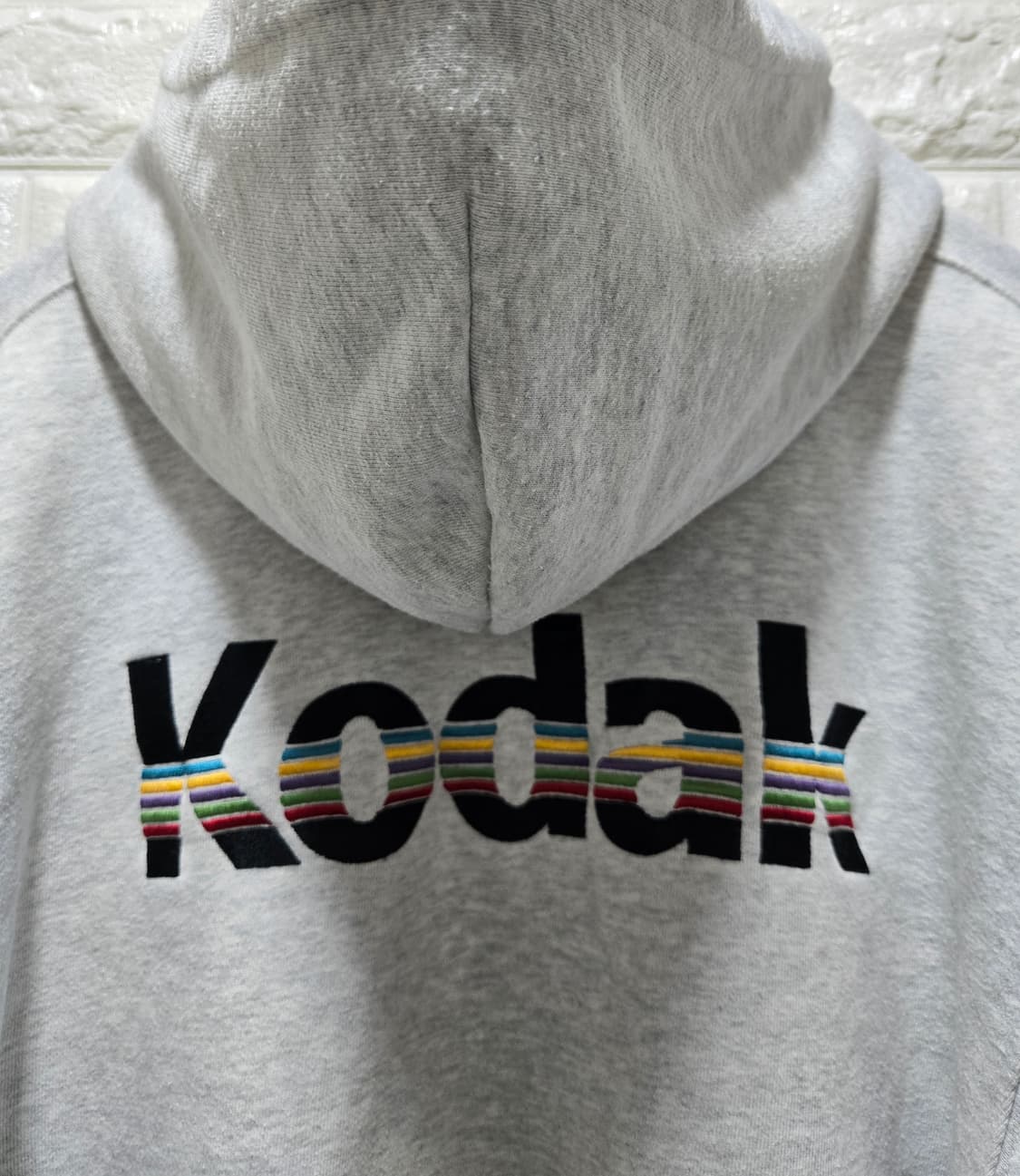 코닥 레인보우 로고 크롭 후드티 후디 95 상품이미지8