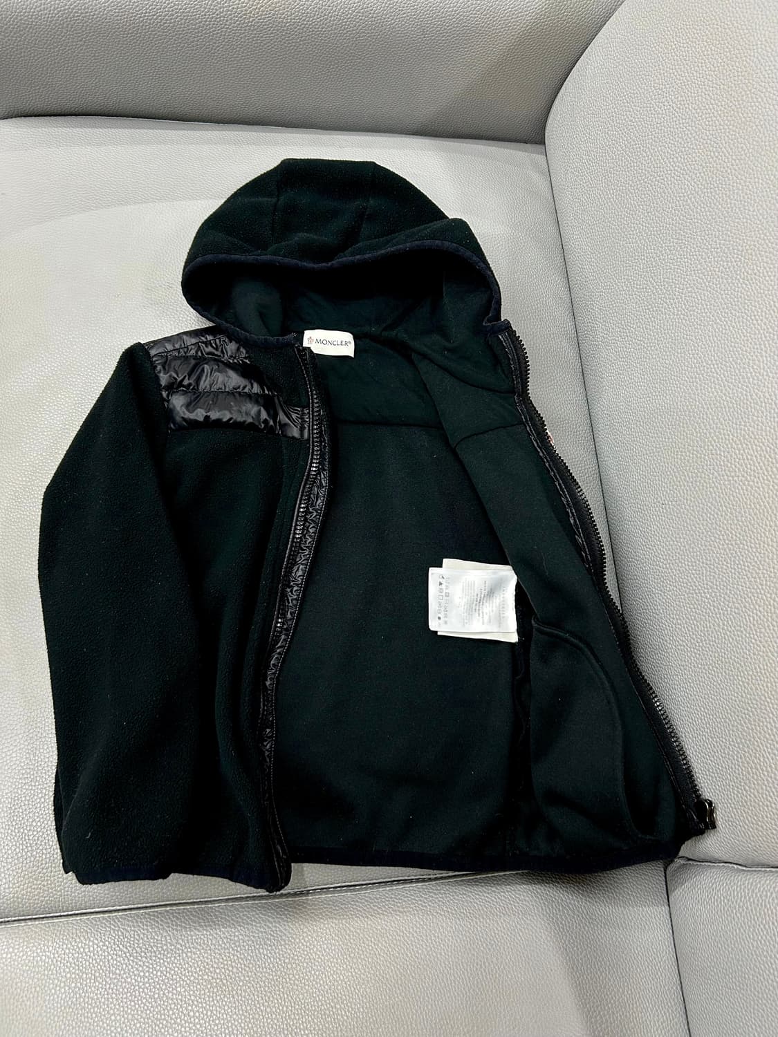 몽 클 레 어 키즈 기모 어깨패딩 후드집업(5세) 상품이미지6