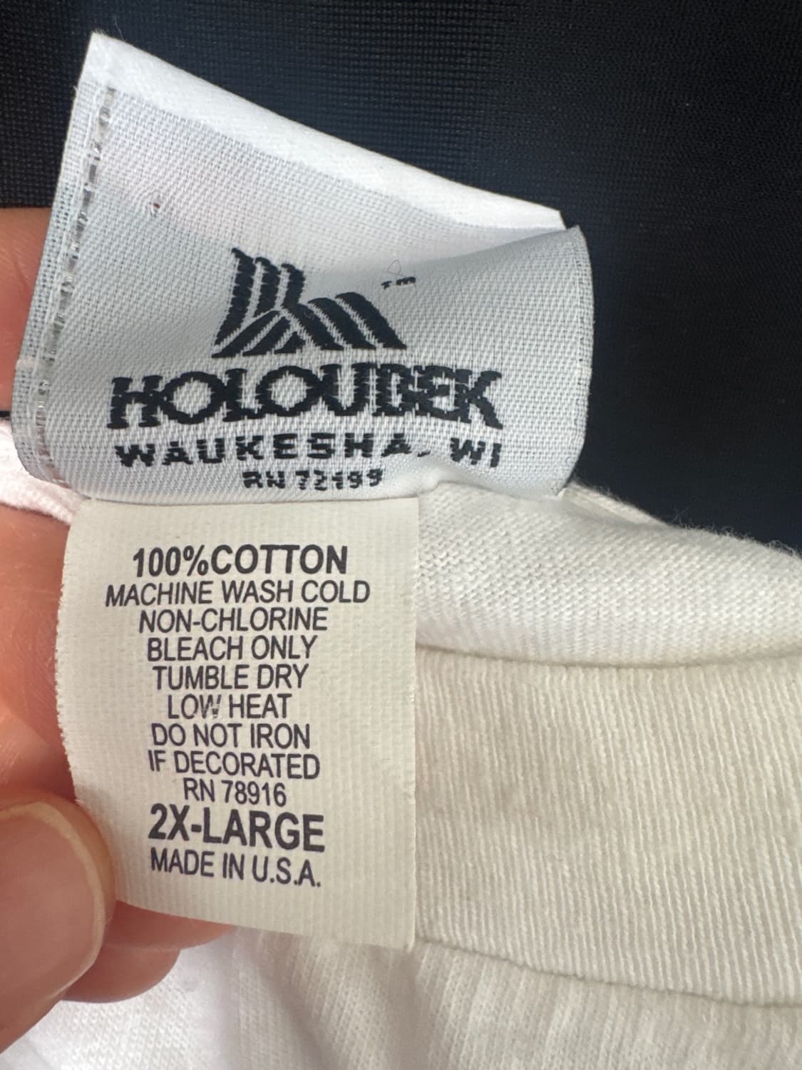 할리데이비슨 흰색 반팔(2XL) 상품이미지5