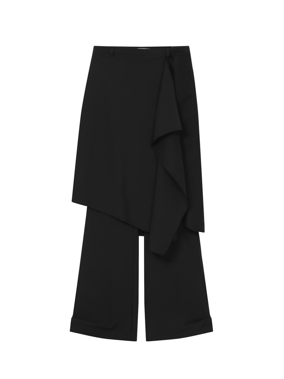미세키서울 Draped midi skirt pants SET BLACK 상품이미지3