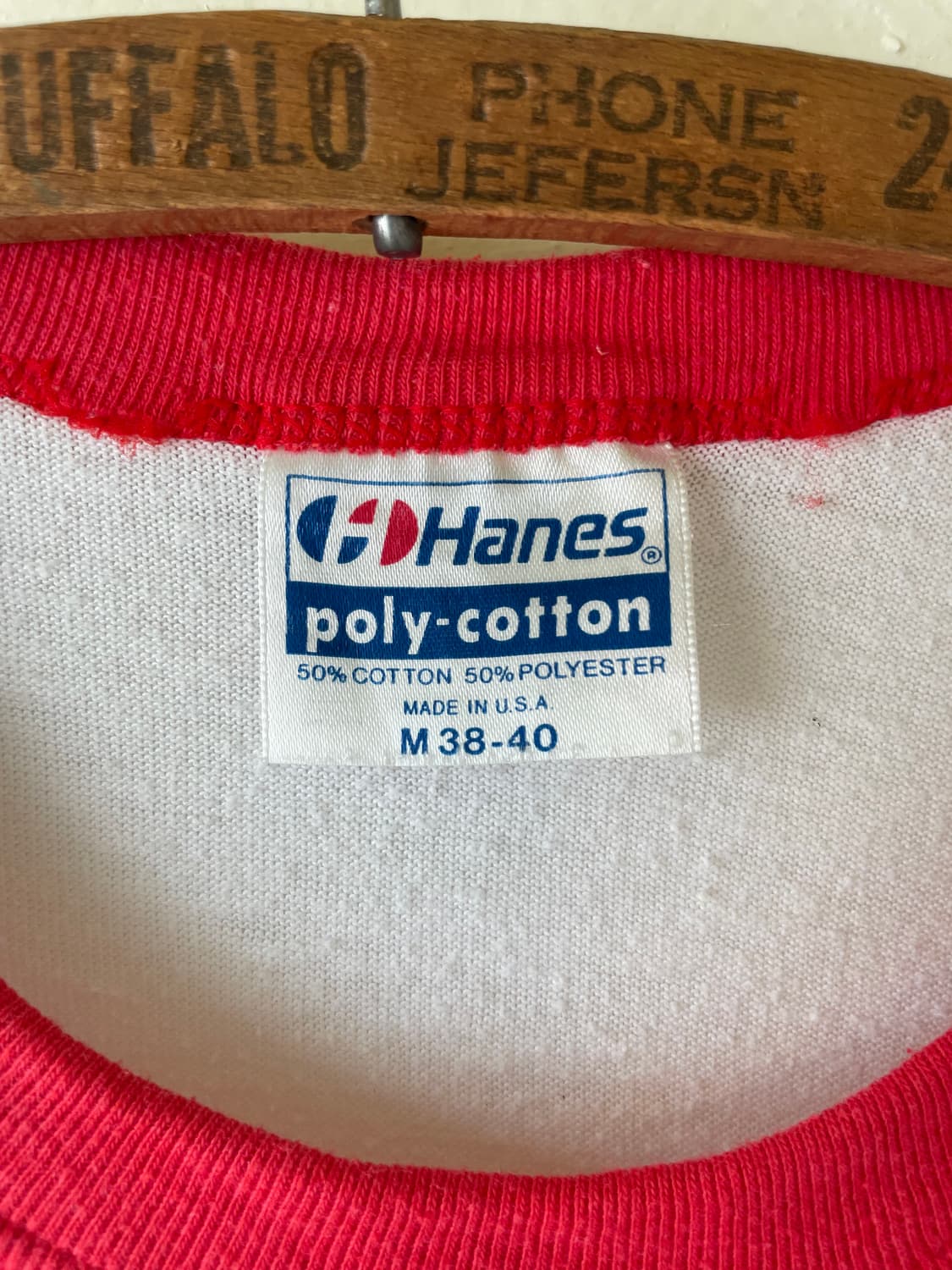 1980's Vintage Hanes Ringer Tee 상품이미지3