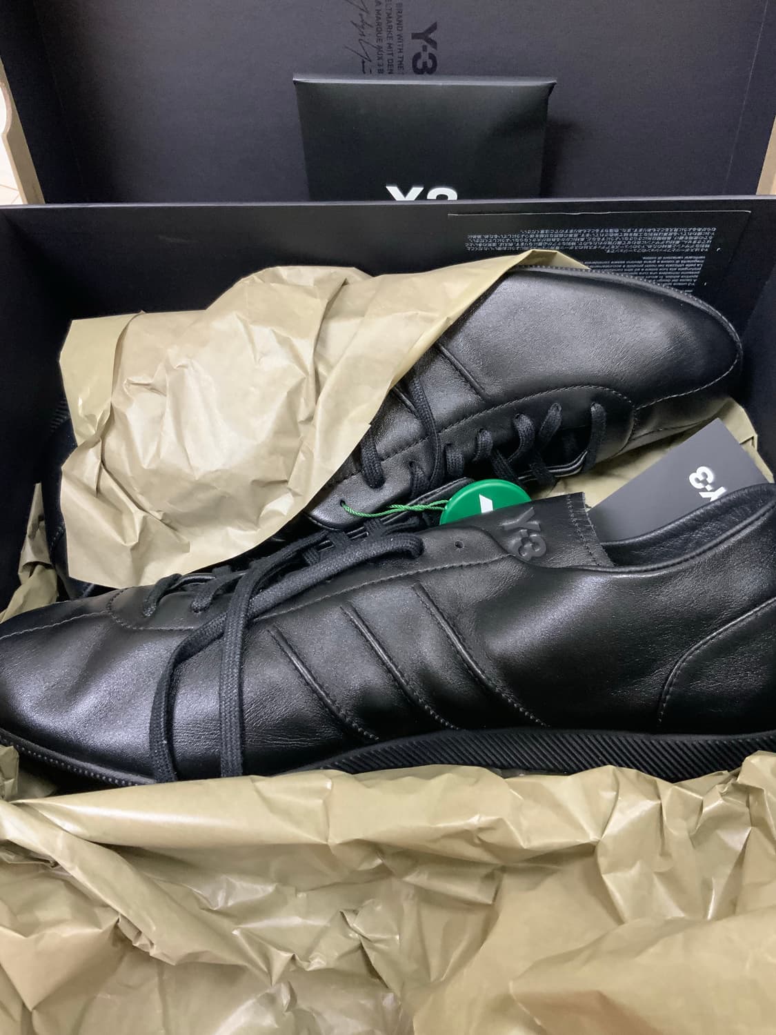 Y-3 재팬 트리플블랙 300 상품이미지3