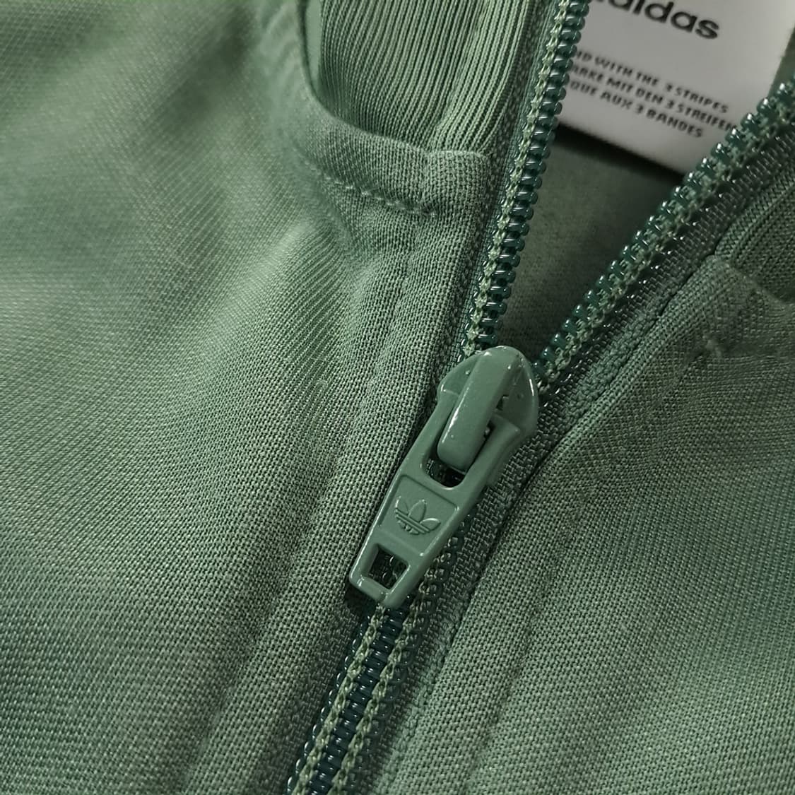 CK210 XS 아디다스 베켄바우어 투웨이 세이지그린 집업 자켓 상품이미지3