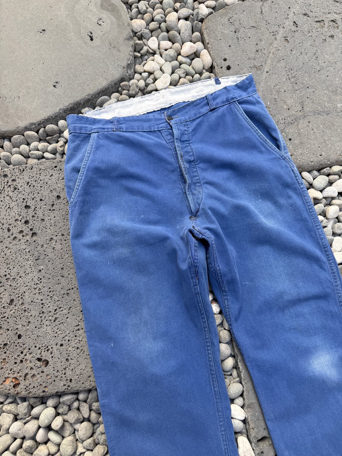 FADED WASHED BLUE OLD 빈티지 프렌치워크팬츠 상품이미지5