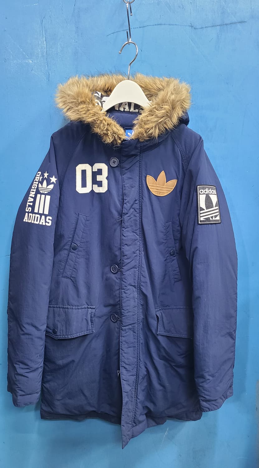 아디다스 오리털 하프패딩파카 상품이미지3