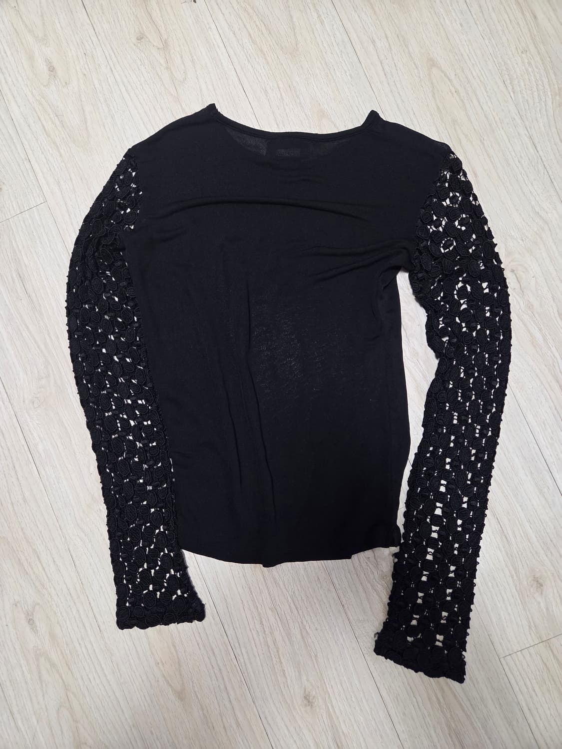 요지야마모토 레이온 니트 블랙 M 상품이미지2