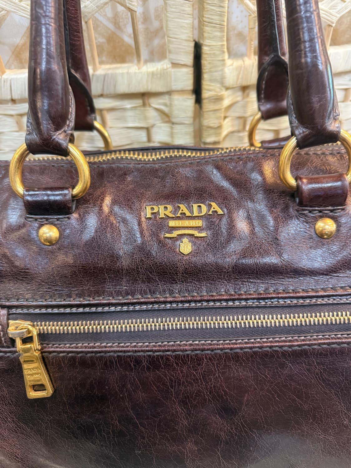 정품 프라다 비텔로 샤인 2way백 팝니다 상품이미지2