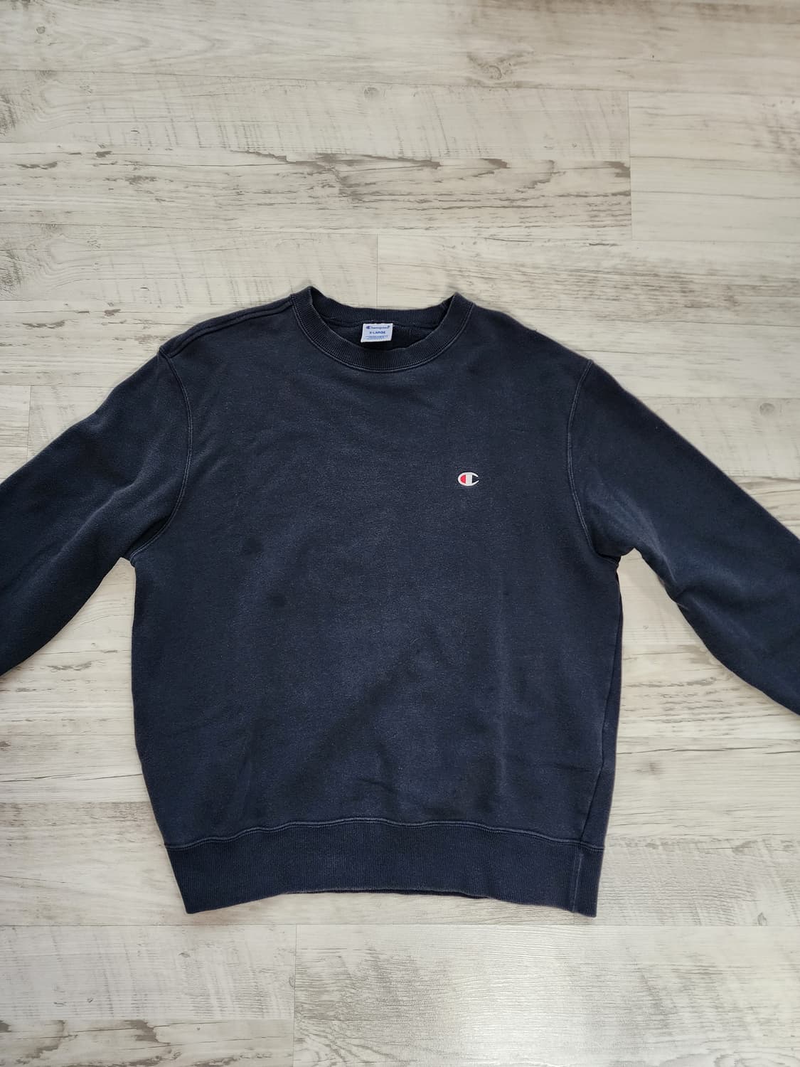 Champion 챔피온 네이비 맨투맨 티셔츠 XL(100~103) 긴팔티 상품이미지1