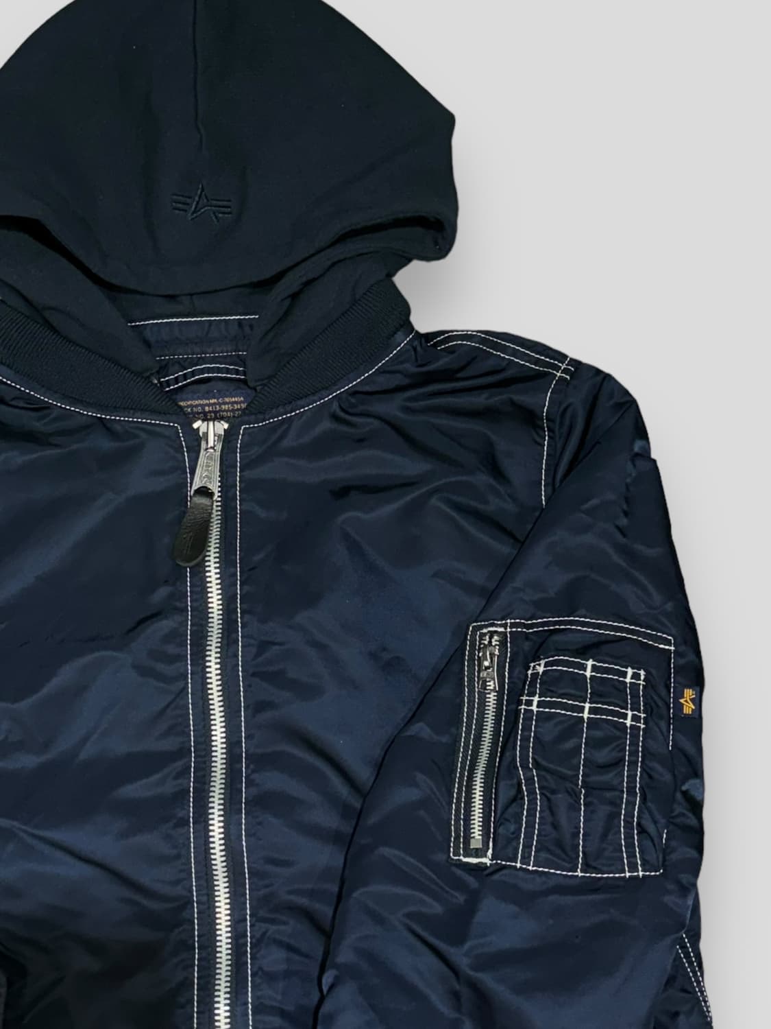 알파인더스트리 네이비MA-1 상품이미지3