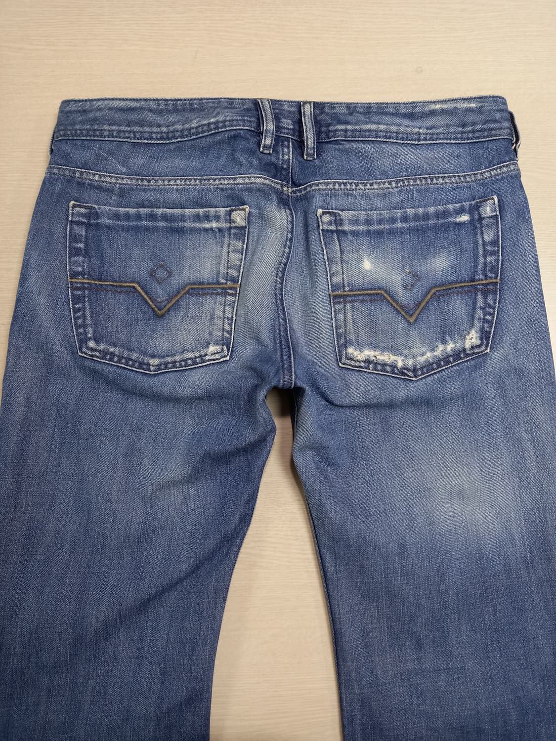 34-35 DIESEL ZATHAN 데미지워싱 부츠컷 34-595 상품이미지4