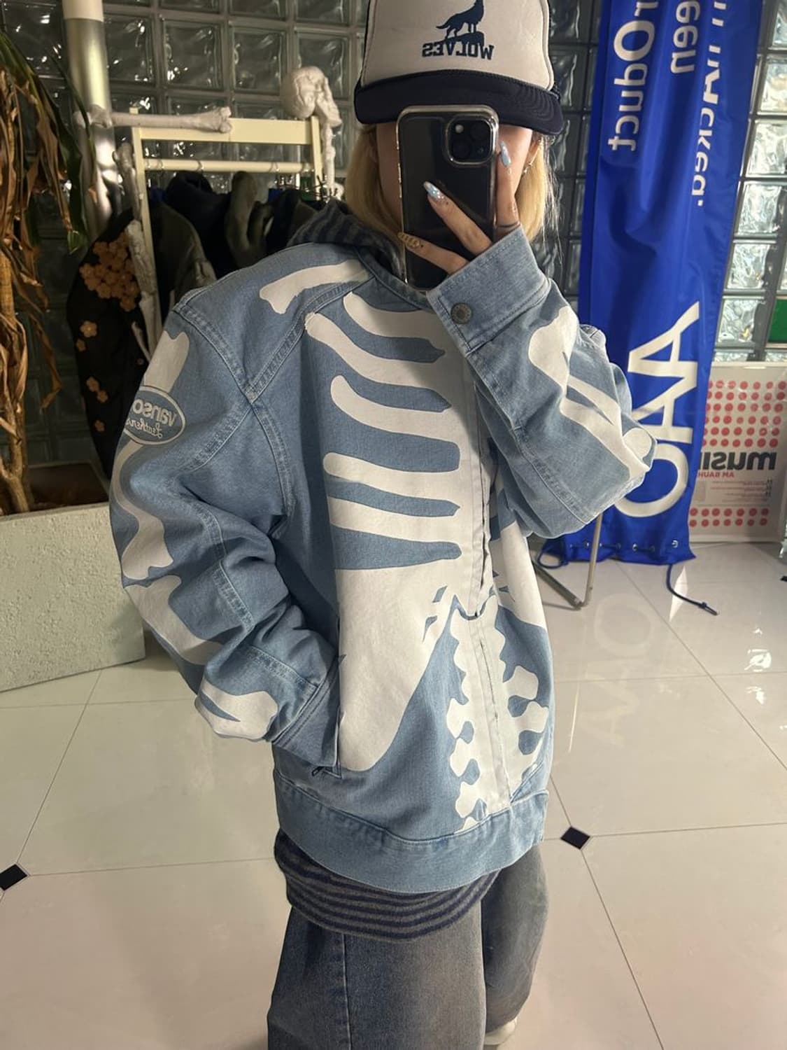 BONE RIDER DENIM JACKET 데님 재킷 RZV-2505 상품이미지1