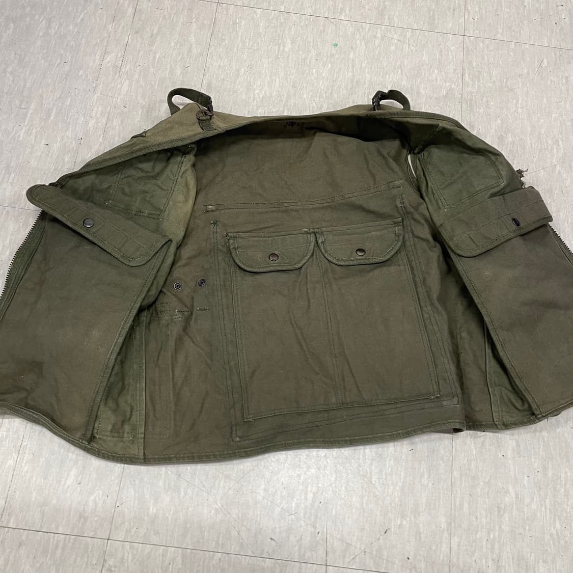 80s 오리지널 한국군 공병 오리지널 조끼 M V8 상품이미지4