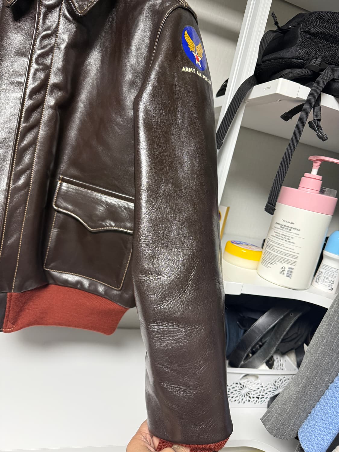 [40] 버즈릭슨 a-2 자켓 레드립 상품이미지3