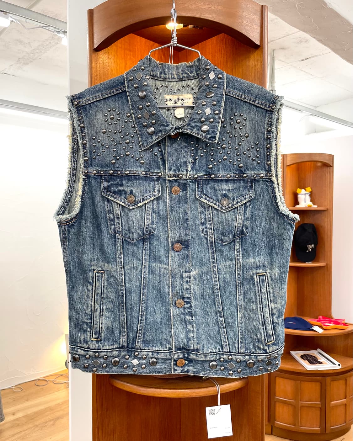 [M] 데님앤서플라이 폴로랄프로렌 스터드 데님 베스트 상품이미지1