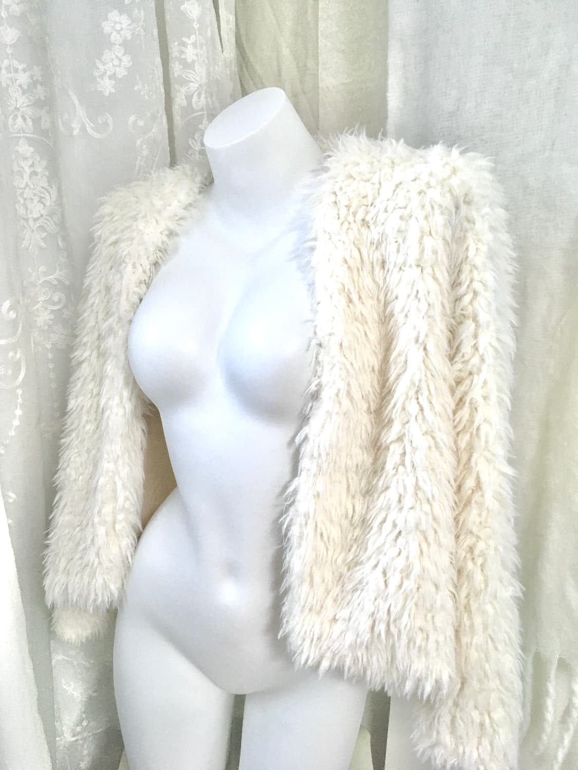 아이보리 퍼자켓 가디건  상품이미지7