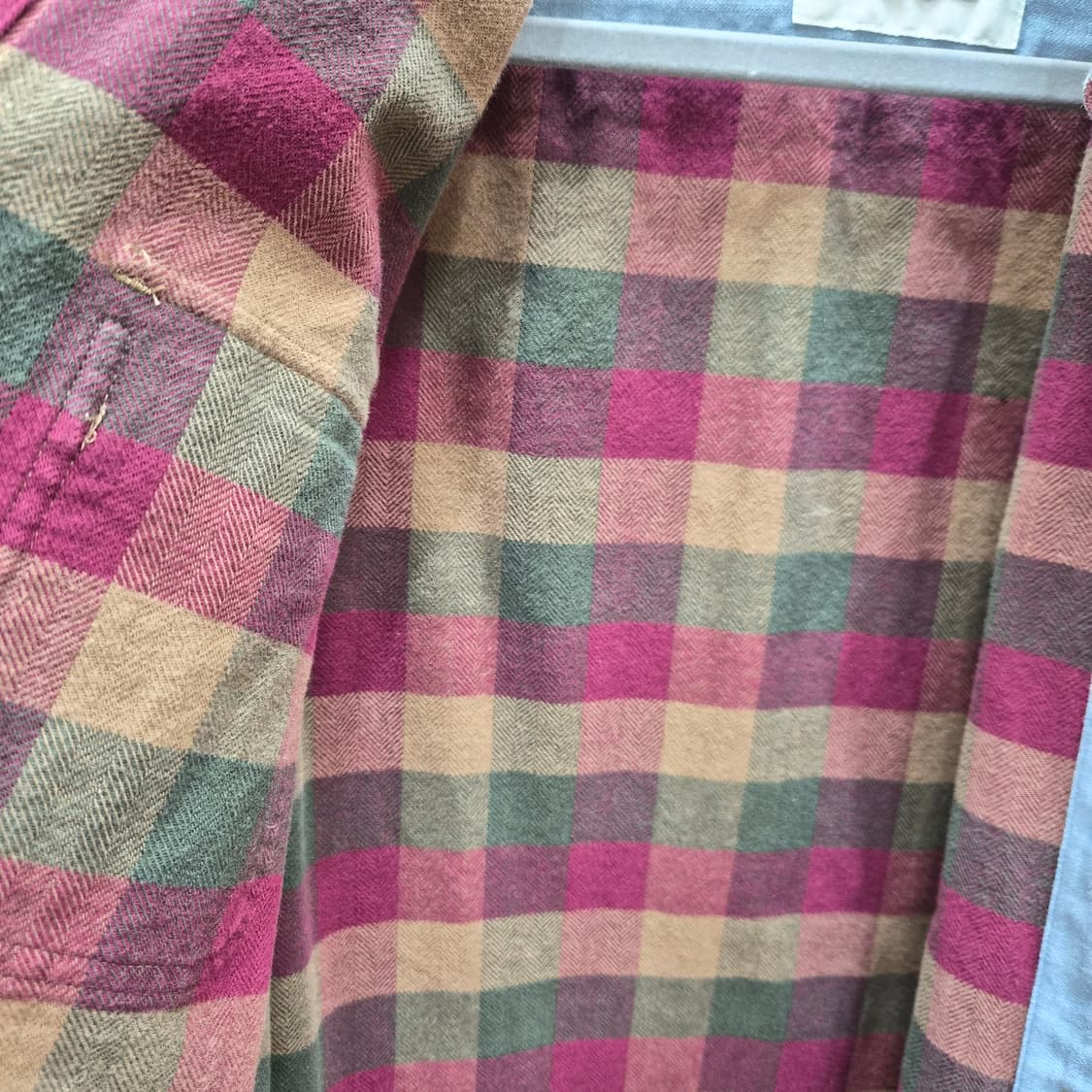 라코스테 플란넬 체크 셔츠 상품이미지6