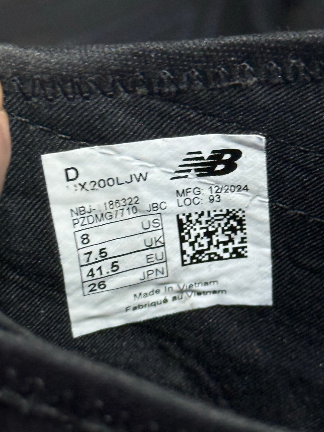 뉴발란스 x 준야 와타나베 맨 UX200L 블랙 상품이미지6